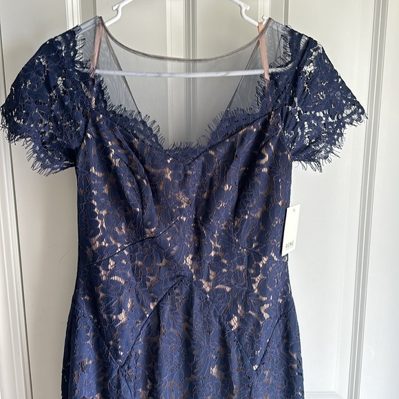 RENE BY RENE RUIZ  COLLECTION
Illusion Lace Sheath Gown - Picture 6 of 12